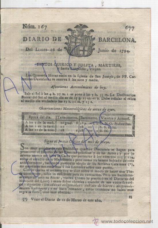 Foto diario de barcelonaaño 1794buffa primera noticia sobre opera e