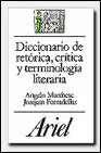Foto Diccionario de retorica, critica y terminologia literaria (en papel)