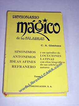 Foto Diccionario mágico de las palabras. Tomo 1