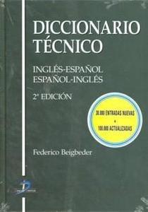 Foto Diccionario técnico inglés-español español-inglés