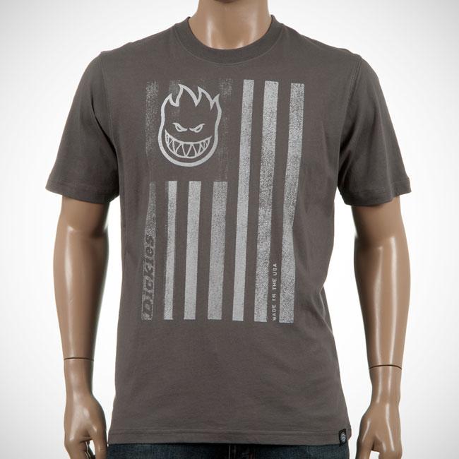 Foto Dickies Spitfire Dickies Nation Tee Dark Gull Grey