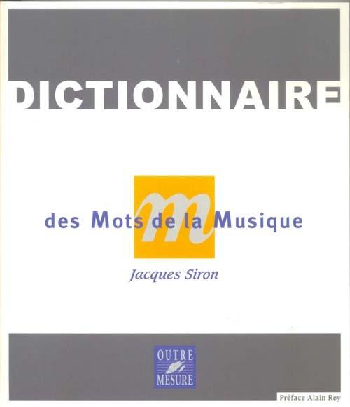 Foto Dictionnaire des mots de la musique