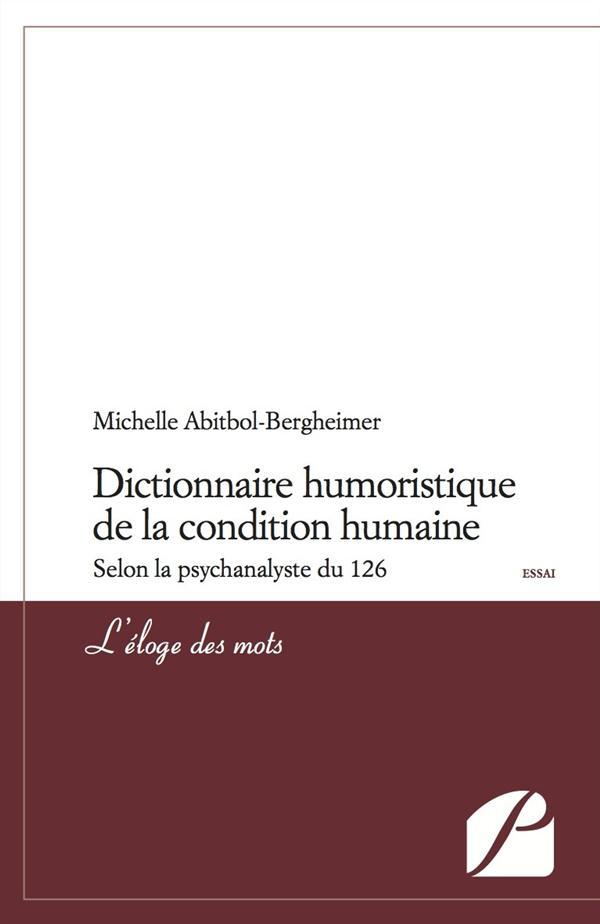 Foto Dictionnaire humoristique de la condition humaine selon la psychanalyste du 126