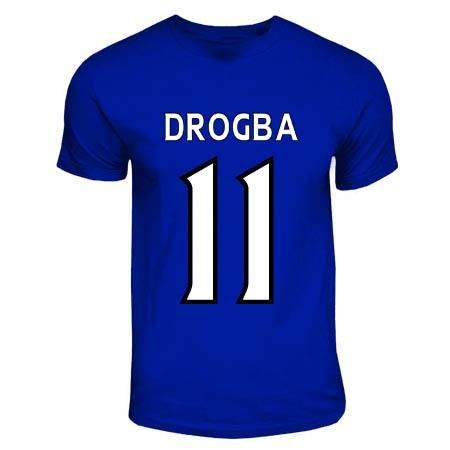 Foto Didier Drogba Chelsea Hero T-shirt (royal Blue)