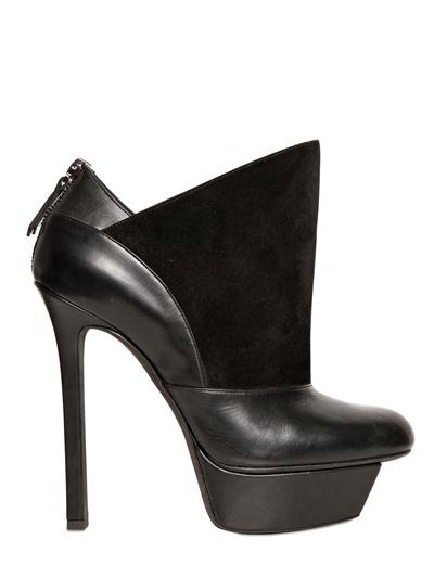 Foto diego dolcini 140mm leather and suede low boots