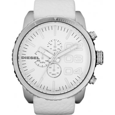 Foto Diesel Mens ADVANCED Chronograph White Watch Model Number:DZ4240