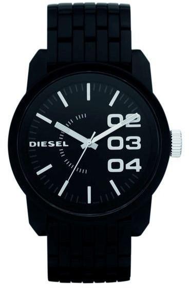 Foto Diesel Mens Analog Plastic Watch - Black Bracelet - Black Dial - DZ1523