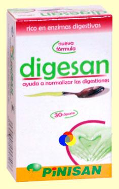 Foto Digesan - Normaliza las digestiones - Pinisan Laboratorios - 30 cápsulas