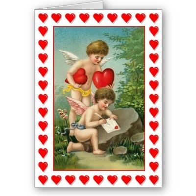 Foto Dirigirse a la tarjeta del día de San Valentín   d