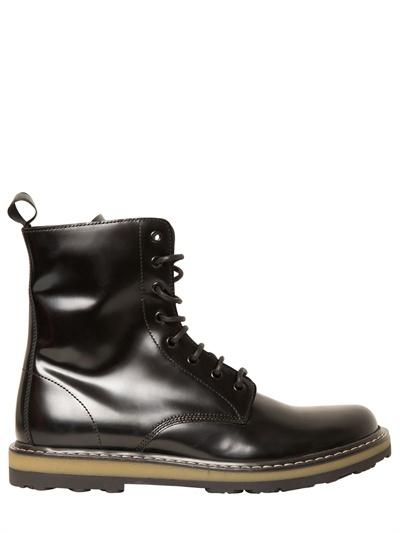 Foto dirk bikkembergs botas bajas de piel cepillada