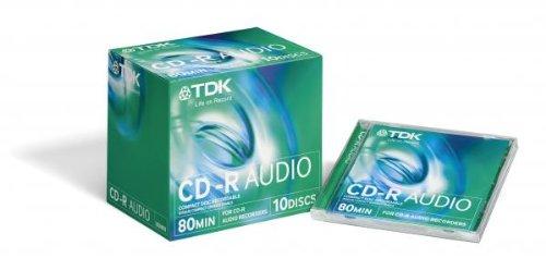 Foto Disco Tdk CD-R 80 700MB Audio Jewel Case