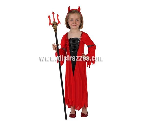 Foto Disfraz barato de Demonio rojo 10-12años para niña