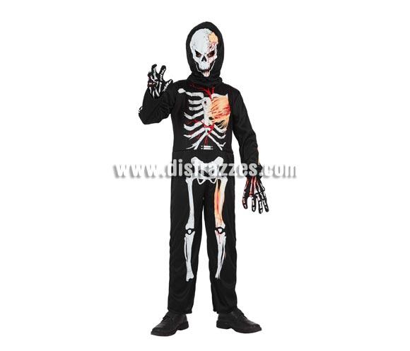 Foto Disfraz barato de Esqueleto para niños de 5-6 años