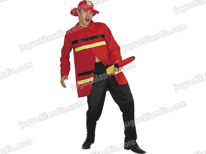 Foto Disfraz bombero divertido hombre talla xl