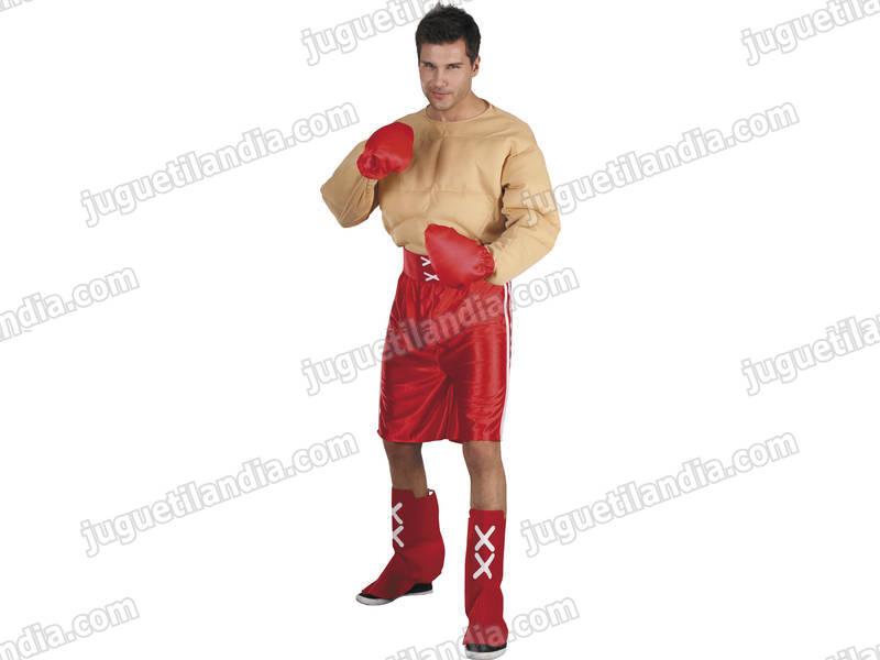 Foto Disfraz boxeador musculos hombre talla l