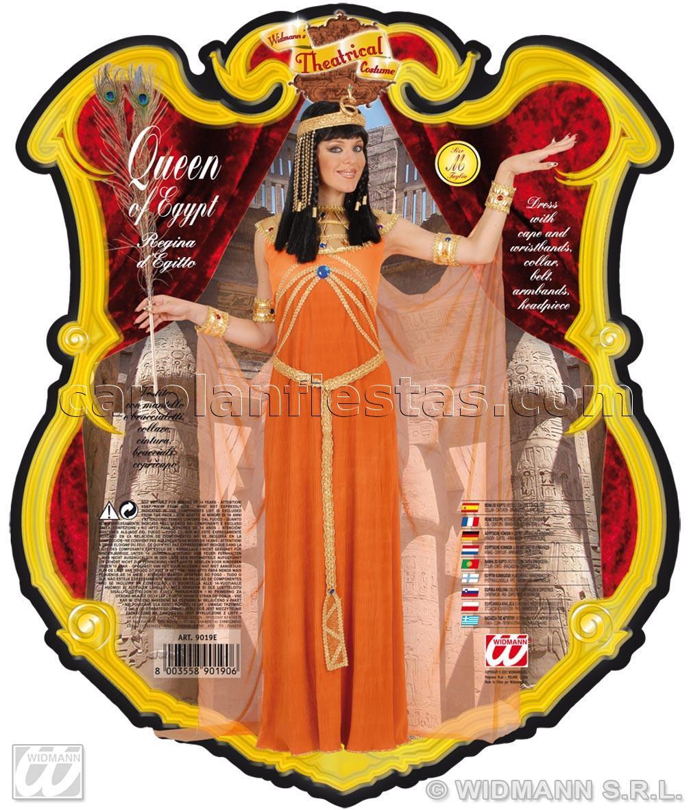 Foto Disfraz Cleopatra Naranja