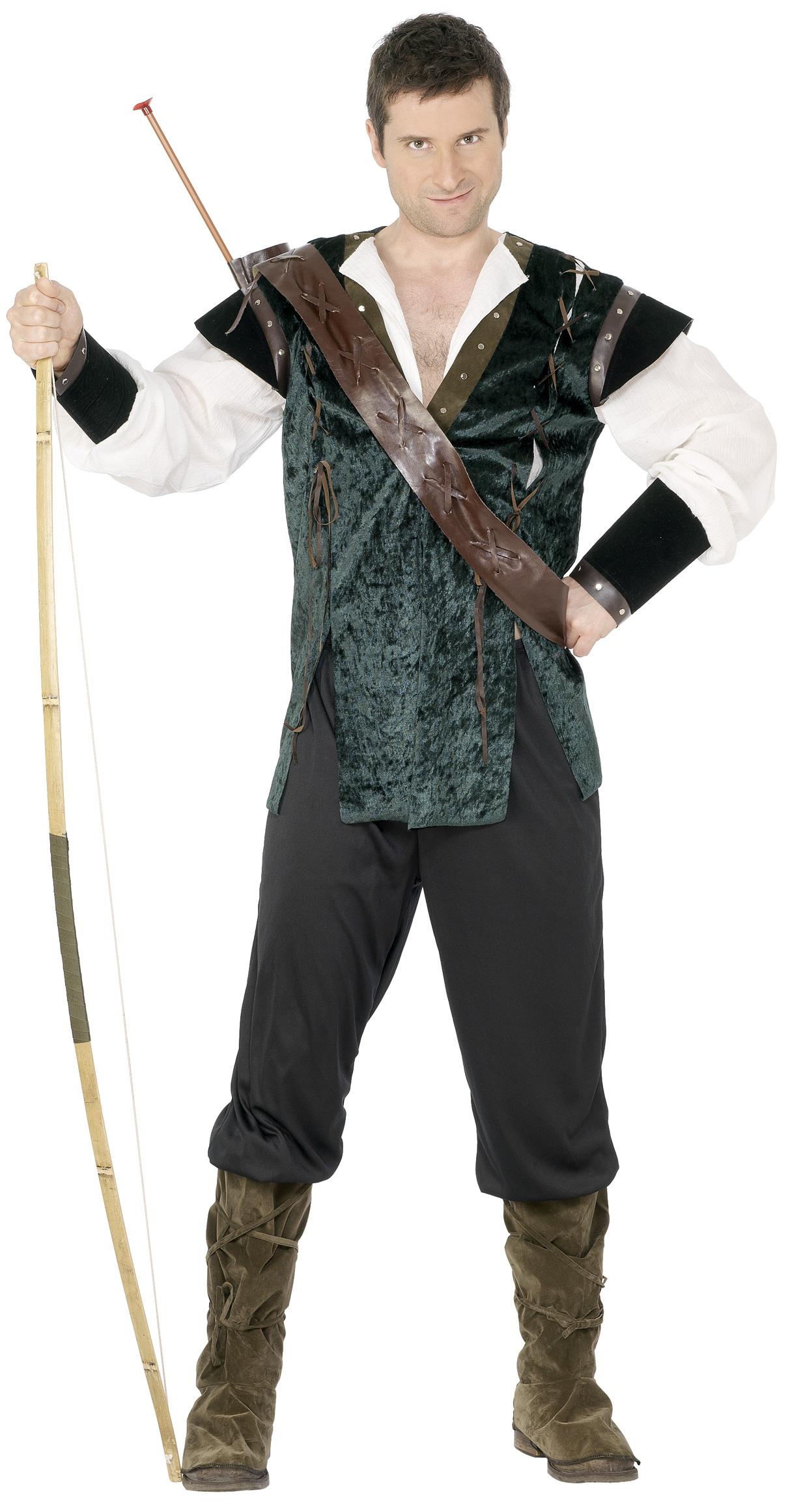 Foto Disfraz de arquero medieval para hombre
