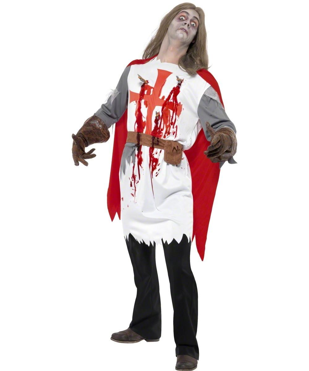 Foto Disfraz de caballero zombie para adulto