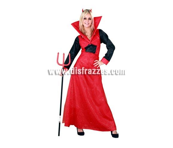 Foto Disfraz de Diablesa largo de mujer para Halloween