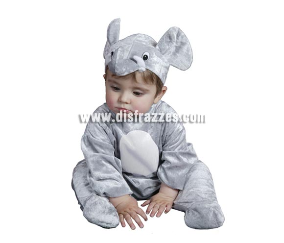 Foto Disfraz de Elefante bebé 6-12 meses para Carnaval