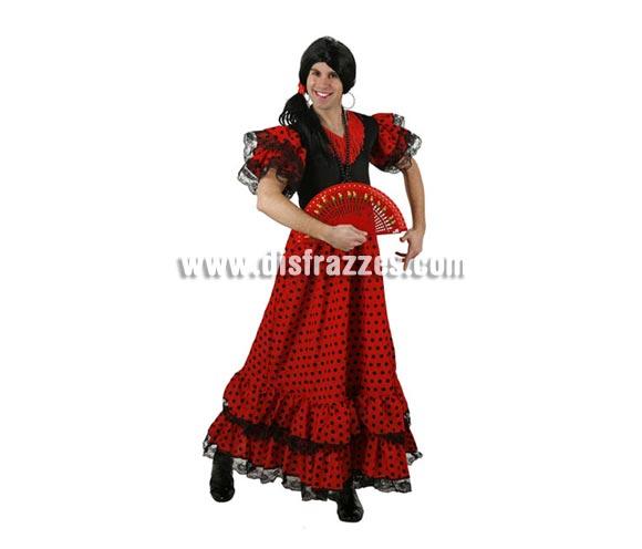 Foto Disfraz de Flamenca lunares para hombre talla STD