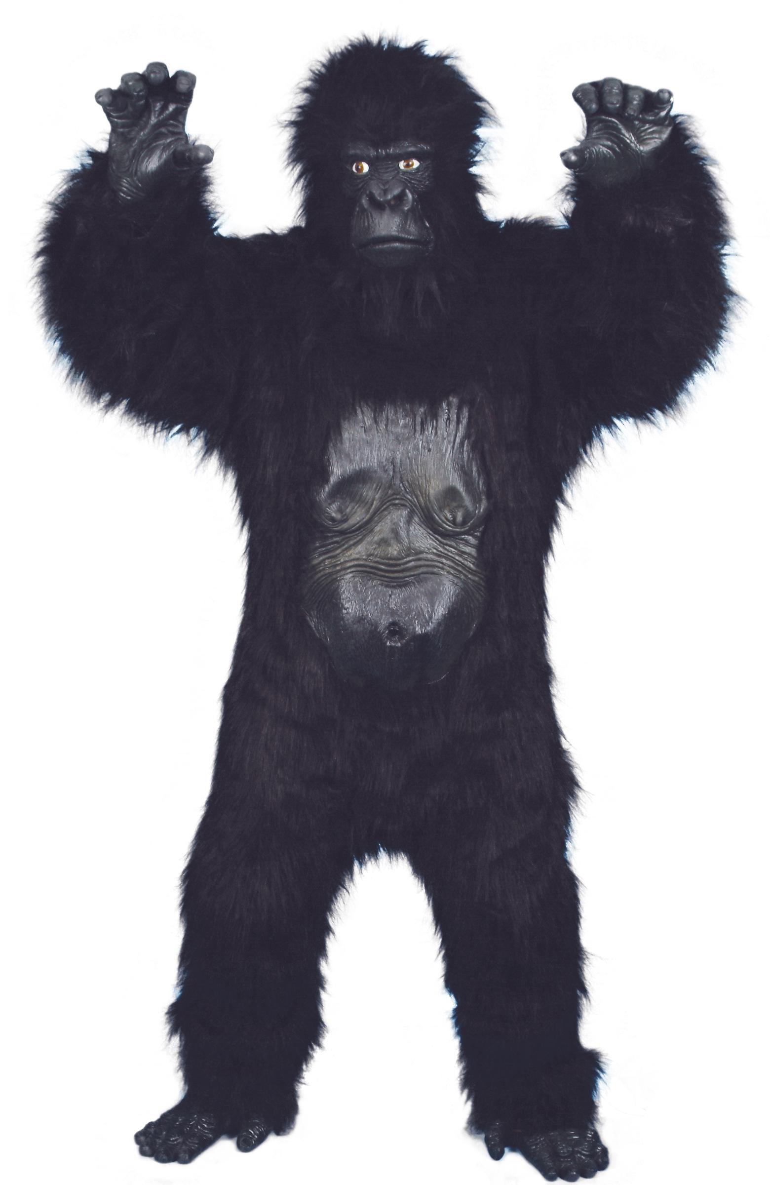 Foto Disfraz de gorila de lujo para hombre