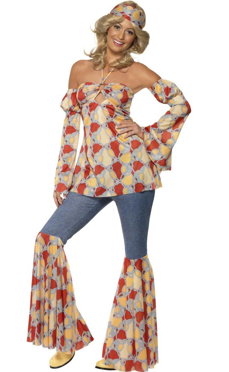 Foto Disfraz de hippie años 70 para mujer