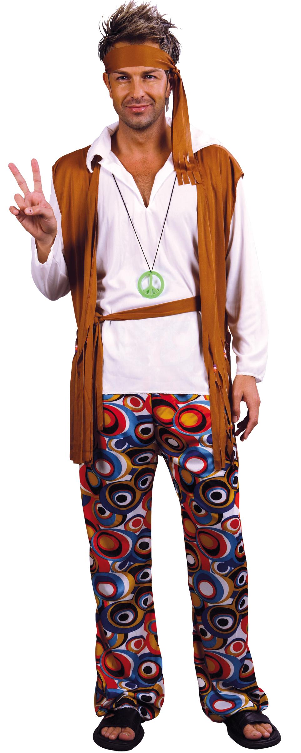 Foto Disfraz de hippie para hombre