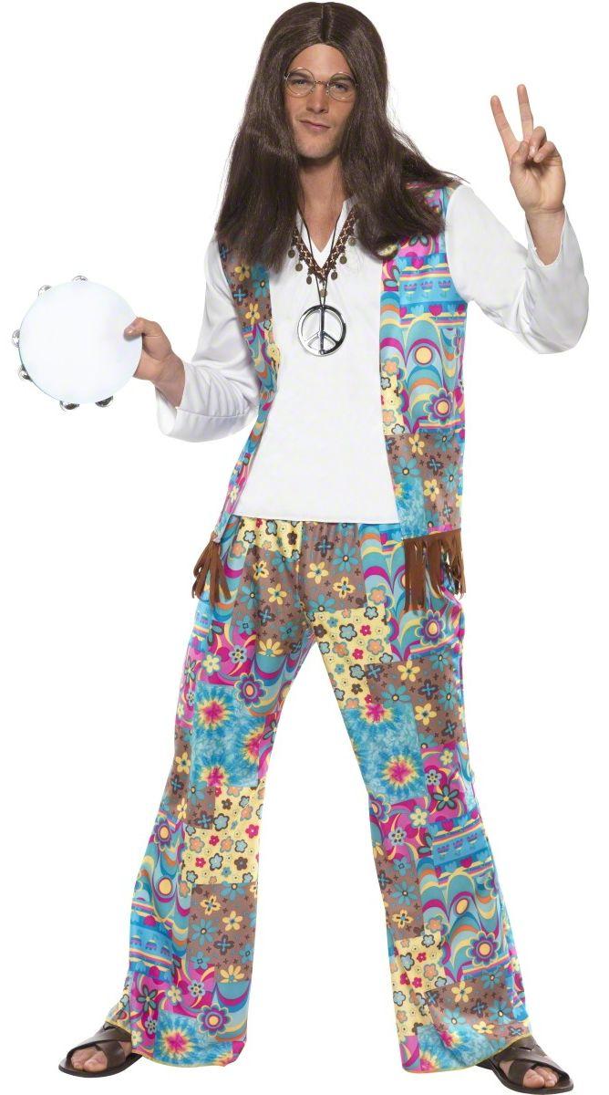 Foto Disfraz de hippie para hombre