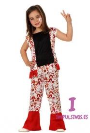 Foto Disfraz de hippie para niña