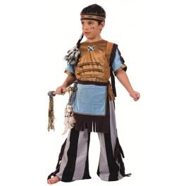 Foto Disfraz de indio cherokee niño