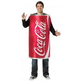 Foto Disfraz de lata coca-cola