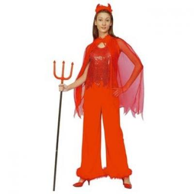 Foto Disfraz de Mujer Demonio Roja