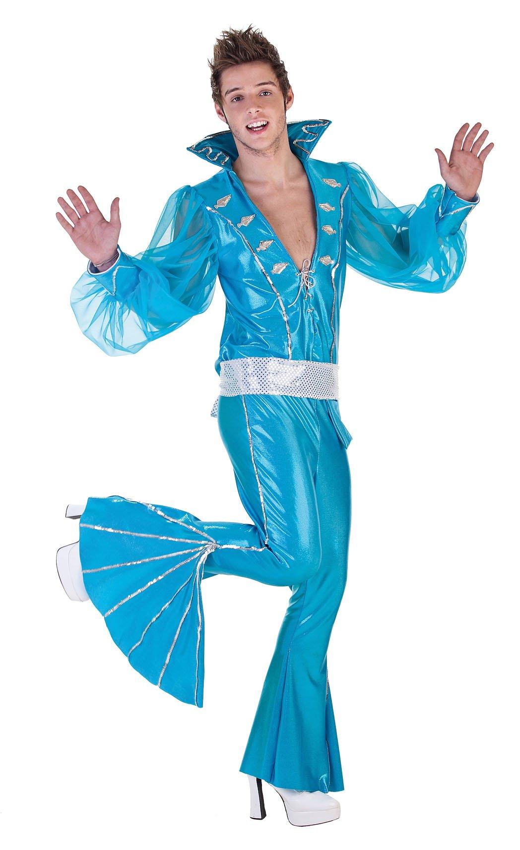 Foto Disfraz de musical azul hombre