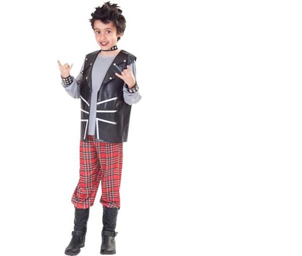 Foto Disfraz de Niño Punk