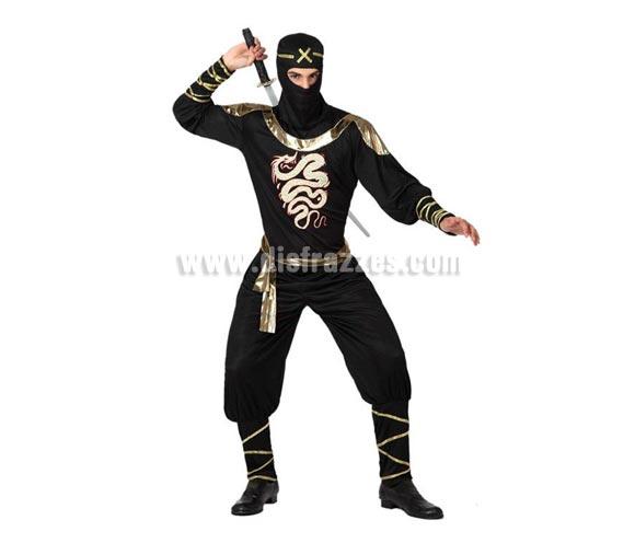 Foto Disfraz de Ninja Dragón para hombre talla XL