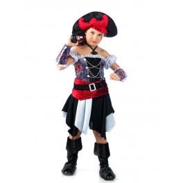 Foto Disfraz de pirata corsaria para niña
