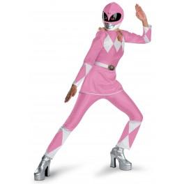 Foto Disfraz de power rangers rosa
