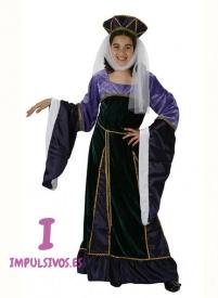 Foto Disfraz de princesa medieval para niña