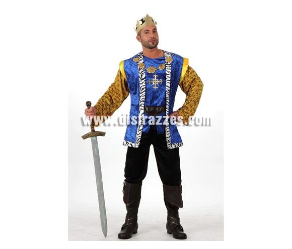 Foto Disfraz de Rey Medieval para hombre de talla M-L