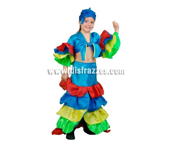 Foto Disfraz de rumbera niña 3-4 años para Carnaval