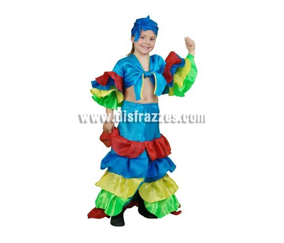Foto Disfraz de rumbera niña 5-6 años para Carnaval