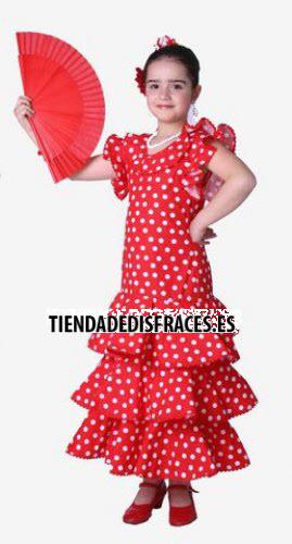 Foto Disfraz de Sevillana especial infantil talla 0-3 años, talla 0