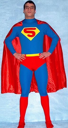 Foto Disfraz de Superman Adulto Fuerte