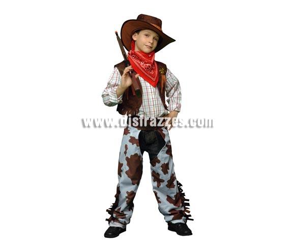 Foto Disfraz de Vaquero marrón y blanco 10-12 años niño