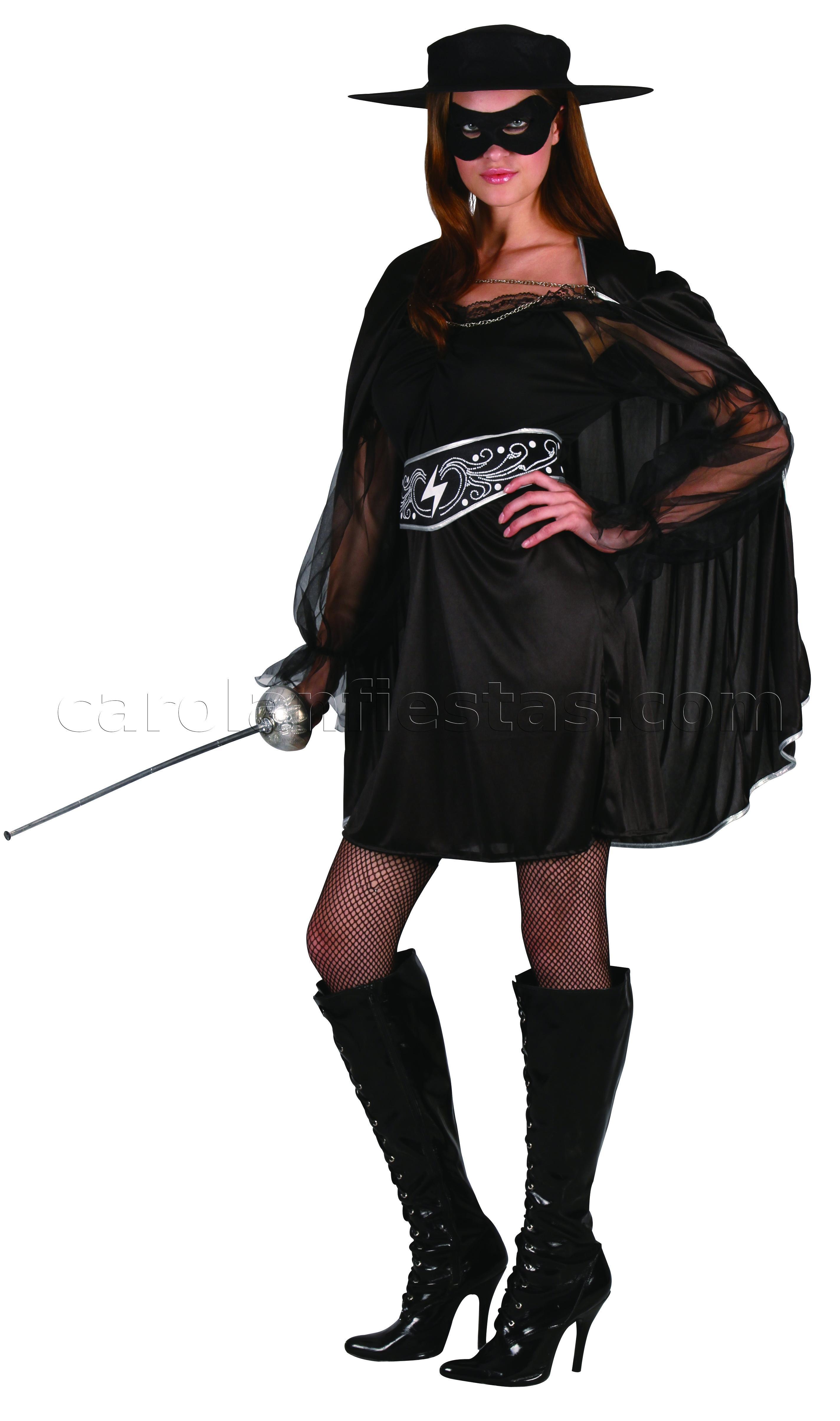 Foto Disfraz El Zorro Negro
