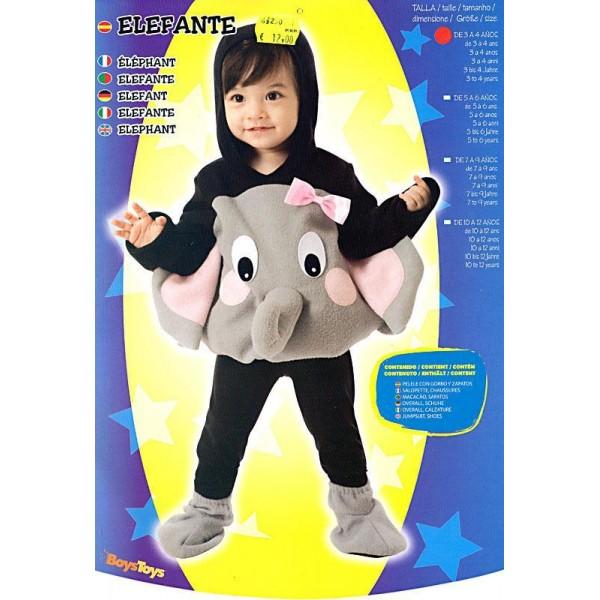 Foto Disfraz Elefante de 3 a 4 años