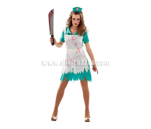 Foto Disfraz Enfermera salpicada sangre para Halloween