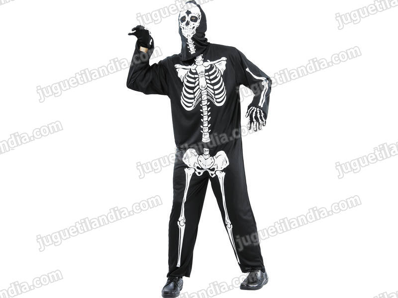 Foto Disfraz esqueleto hombre talla xl