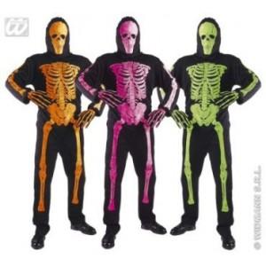 Foto Disfraz esqueleto neon infantil